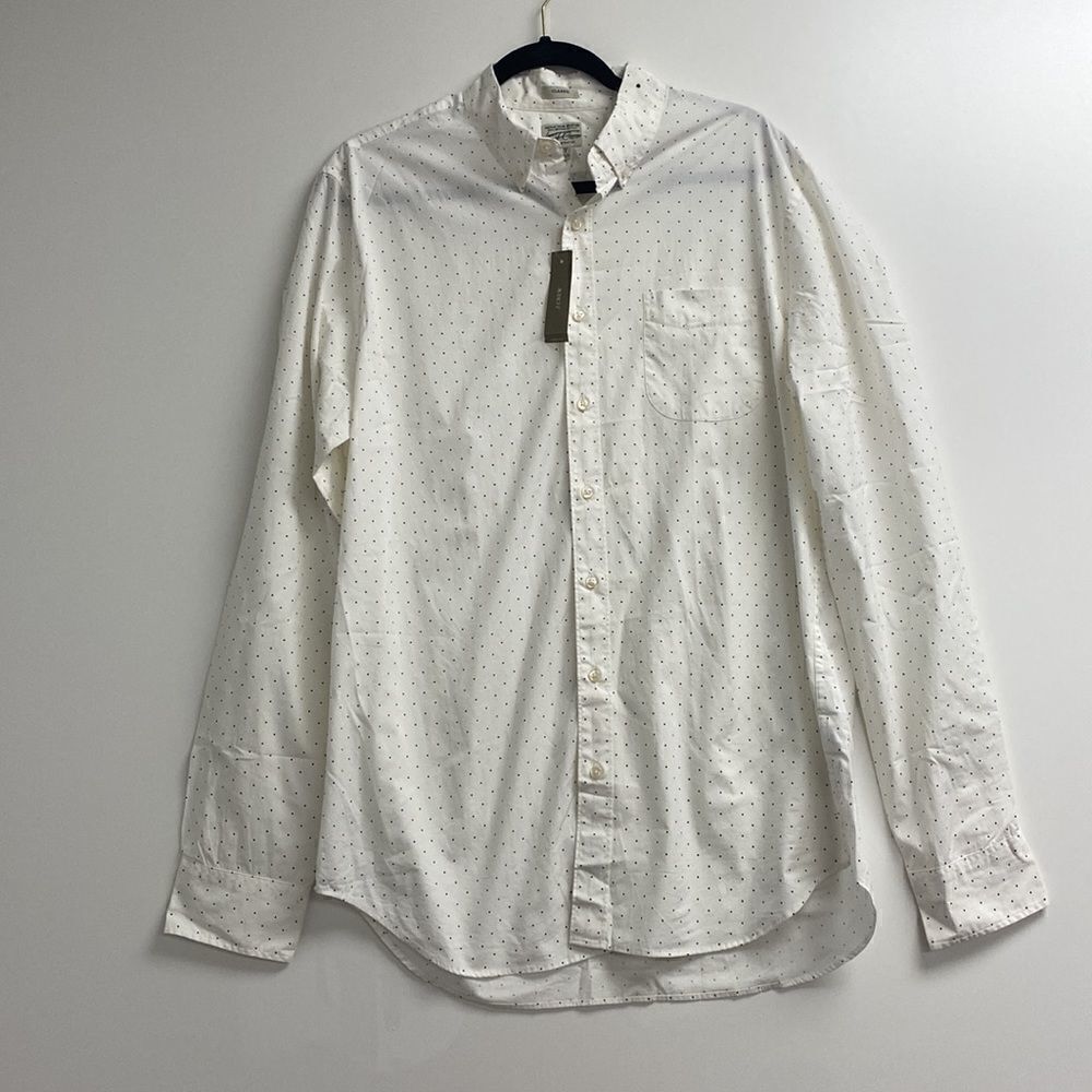 J. Crew button down polka-dot shirt item AA433*